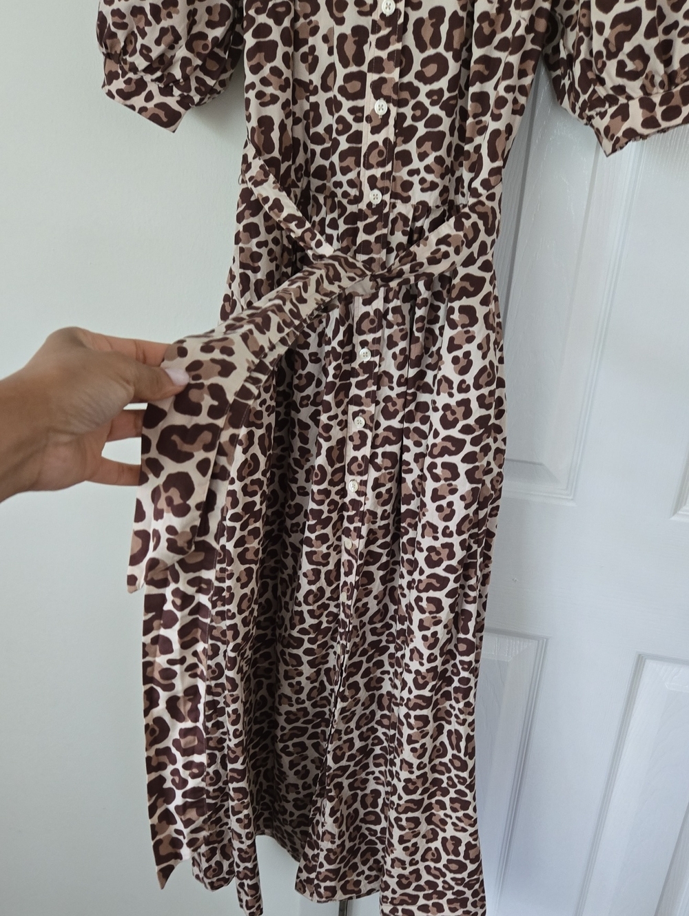 Boden Alexa Maxi Shirt Belted Pocket Short Sleeved Dress NWOT - Picture 5 of 16